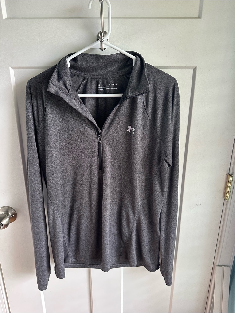Under Armour Women's Charcoal Gray Half-Zip Performance Pullover